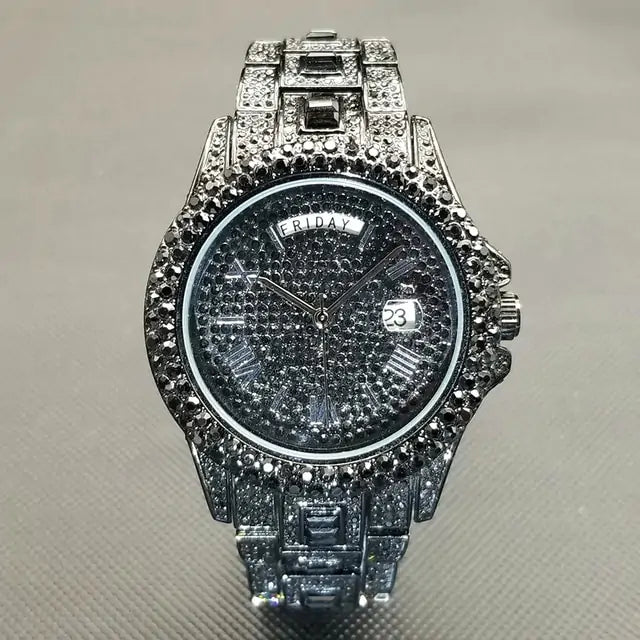 Men's Luxury Bussdown Crystal Watches