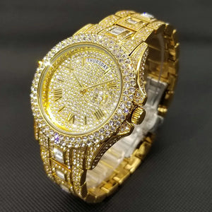 Men's Luxury Bussdown Crystal Watches