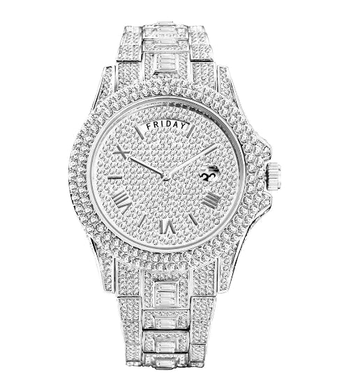 Men's Luxury Bussdown Crystal Watches